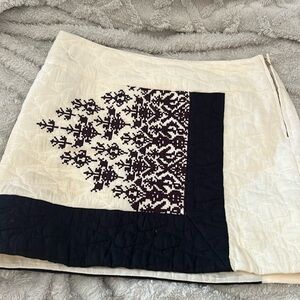 Adorable quilted skirt embroidered from Anthropologie